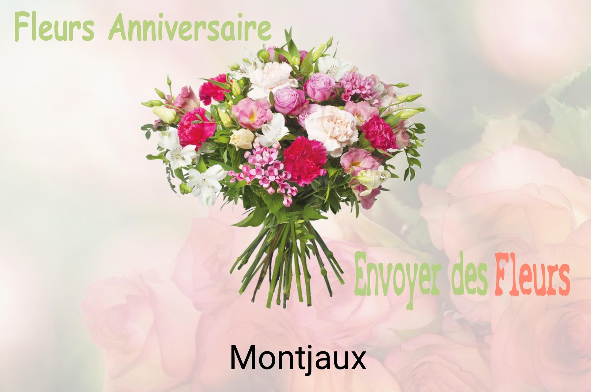 Bouquet de fleurs d’anniversaire livré à Montjaux